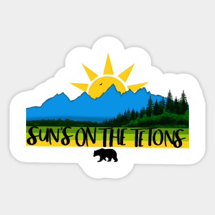 Tetons Sticker